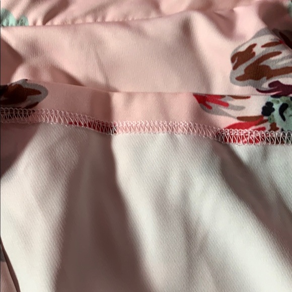 ❌DONATED❌Blush Pink Floral Peplum Style Lined Dress - Picture 9 of 12